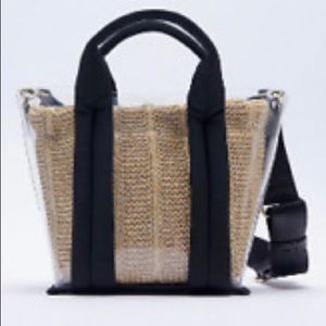 Zara Combination Vinyl Crossed body bag 6657/710